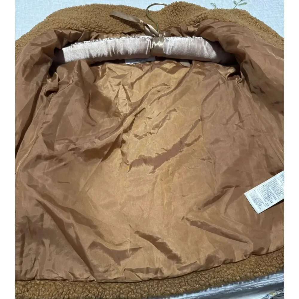 Old navy Brown teddy jacket 2T button front